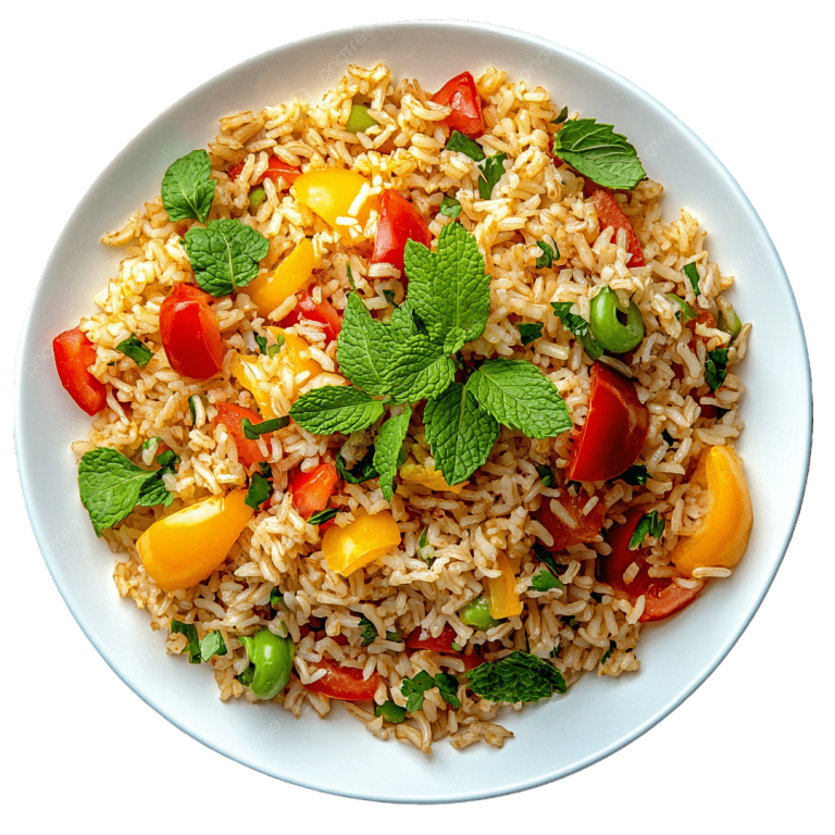 pngtree colorful vegetable fried rice dish png image_20012476 1 1